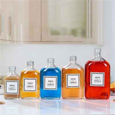 Botol Jus Kaca dengan Tutup